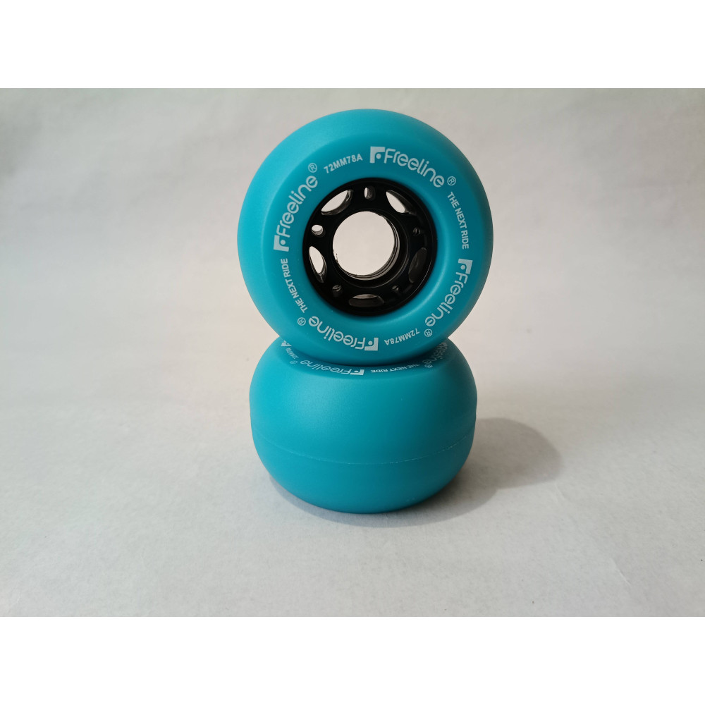 Ruedas azules para freeskates, ruedas de repuesto para patines Drift skate.