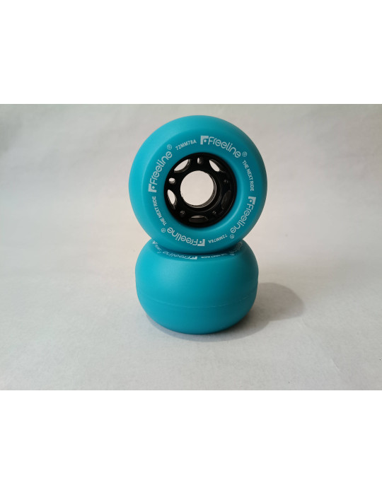 Ruedas azules para freeskates, ruedas de repuesto para patines Drift skate.