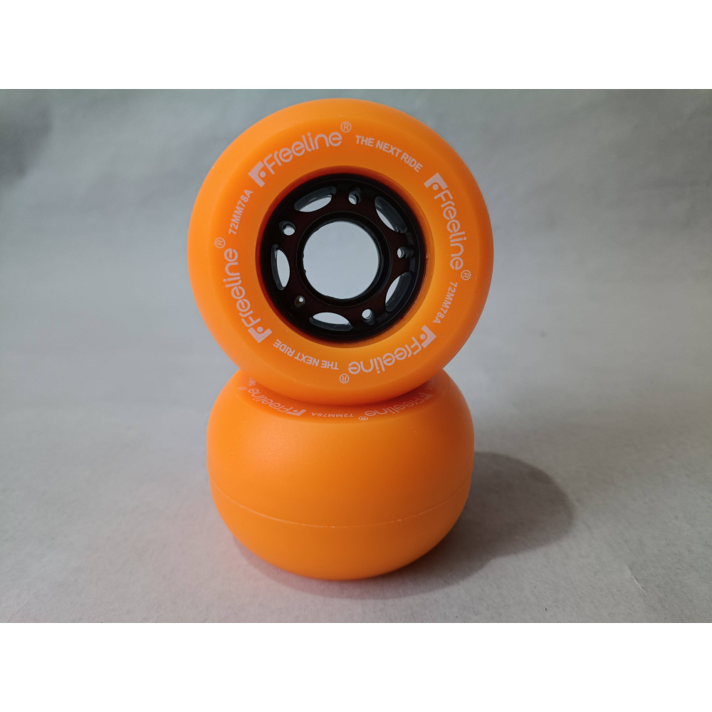 Ruedas naranjas para freeskates, recambios para personalizar tus patines roller.