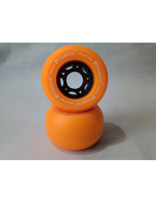 Ruedas naranjas para freeskates, recambios para personalizar tus patines roller.