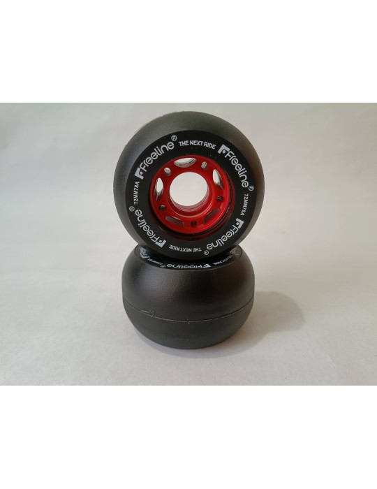 Ruedas negras para Freeline Skates, ruedas de recambio para freeskating.