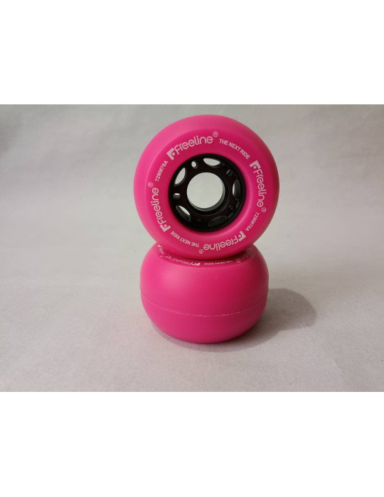 Ruedas rosas para Freeline Skates, recambios para personalizar tus patines.