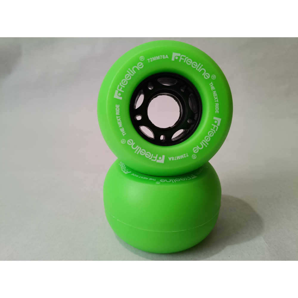 Ruedas verdes para drift skates, ruedas de recambio para freeskating.