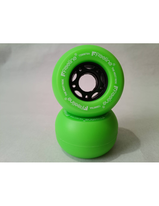 Ruedas verdes para drift skates, ruedas de recambio para freeskating.