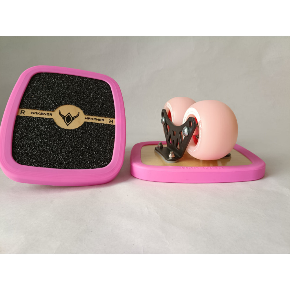Drift Skate Wakener ligero, barato, pensado para rutas y desplazamientos en color rosa.
