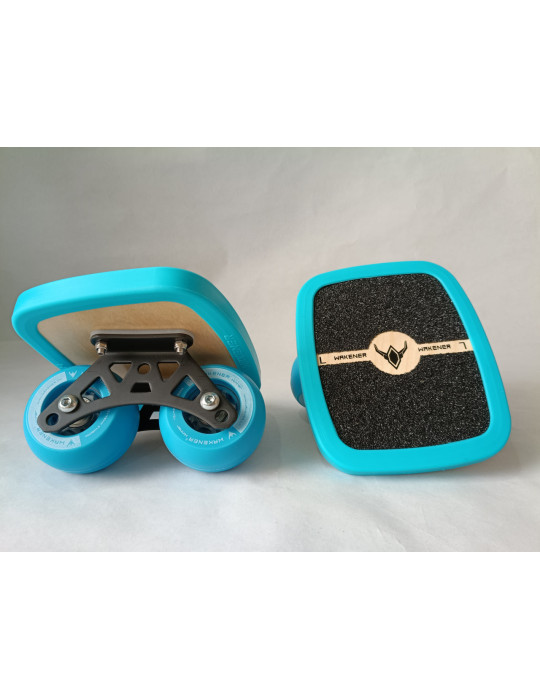 Freeskates Wakener azules, patines ligeros para rutas y desplazamientos baratos.
