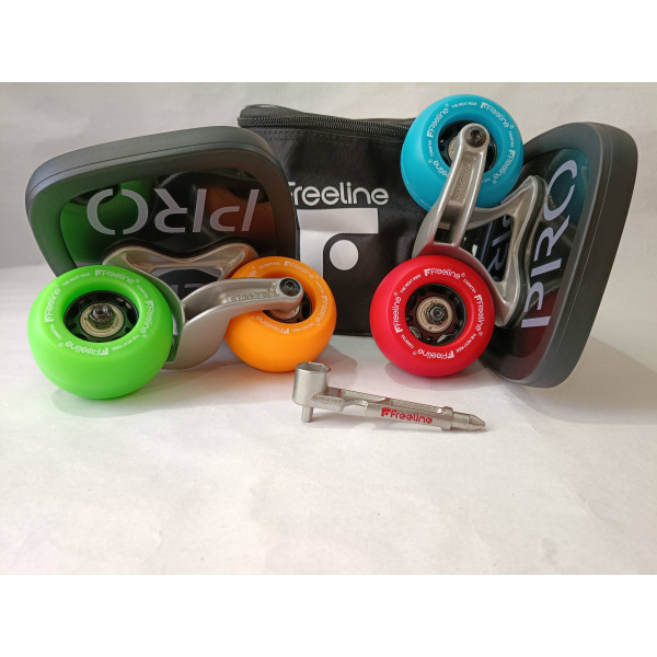 Freeline Skates PRO con base de madera y ruedas EVO
