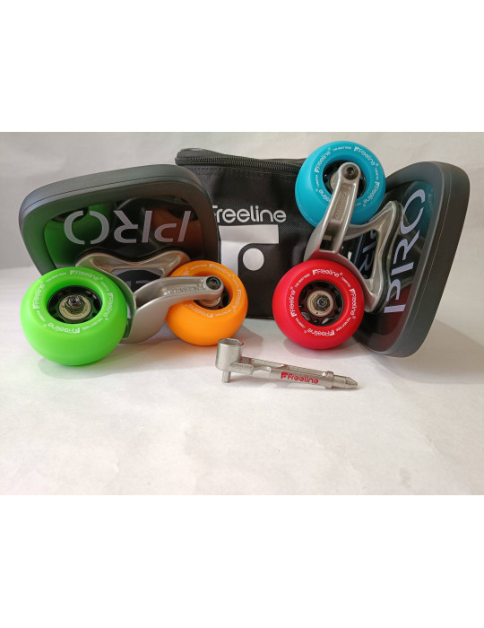 Freeline Skates PRO con base de madera y ruedas EVO