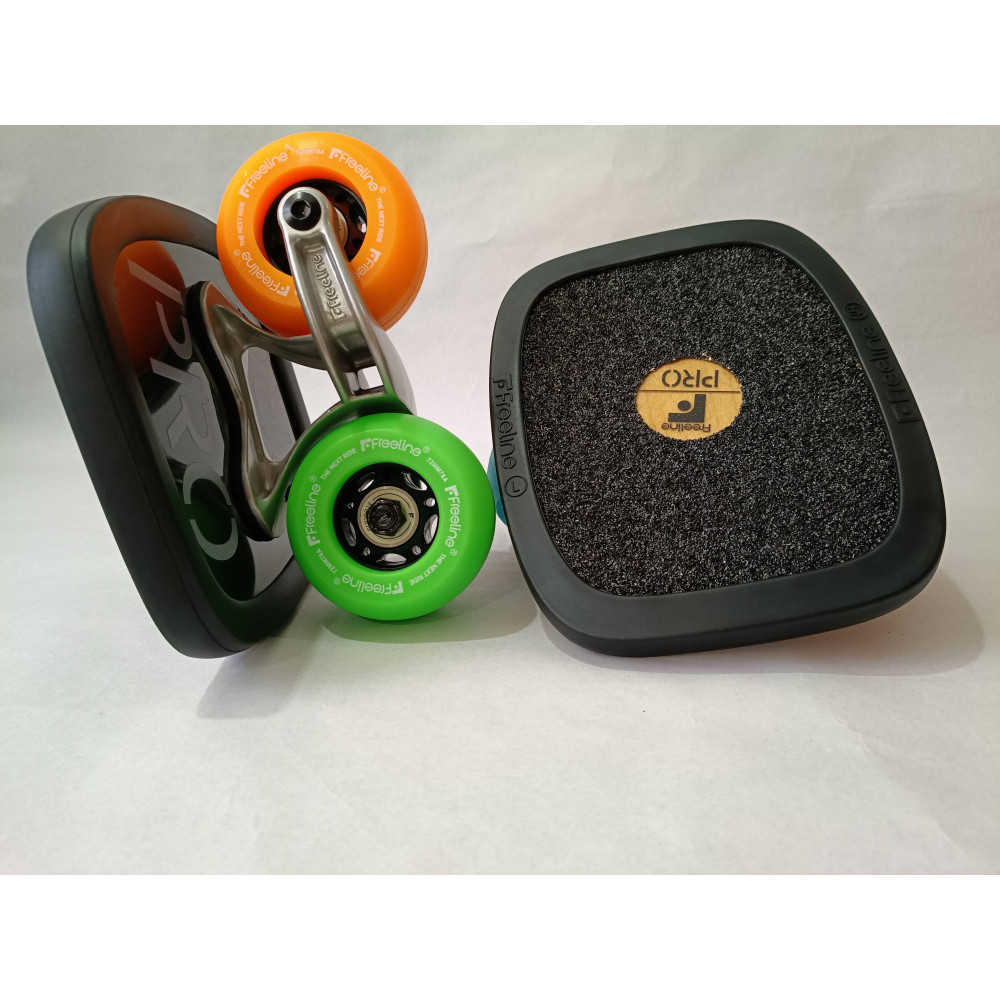 Freeline Skates PRO con base de madera y ruedas EVO 72 mm, para freeskates.