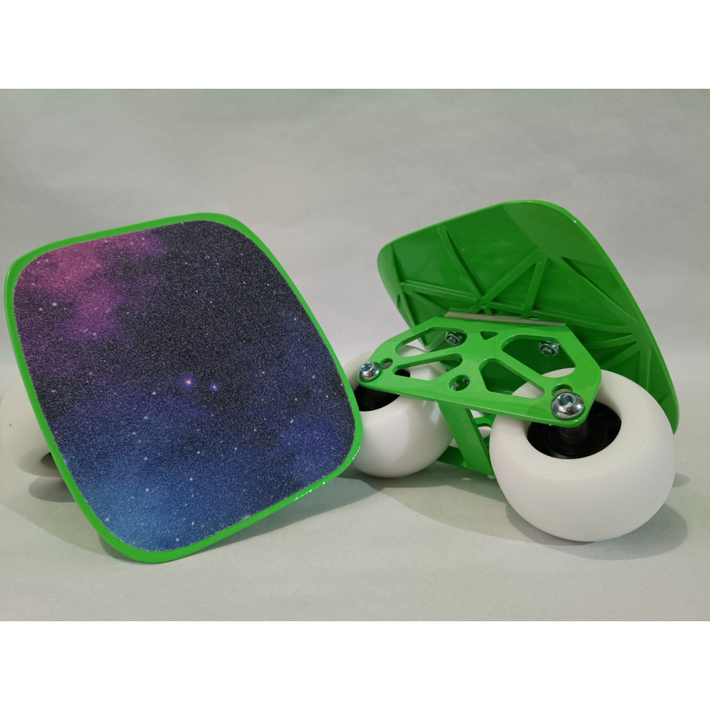 Freeline Shift verde con ruedas blancas baratos.