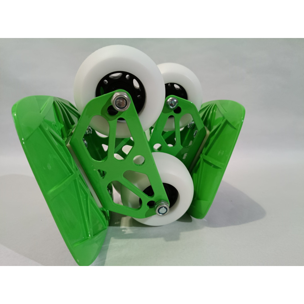 Freeskates Shift verde con ruedas blancas nuevos.
