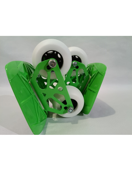 Freeskates Shift verde con ruedas blancas nuevos.