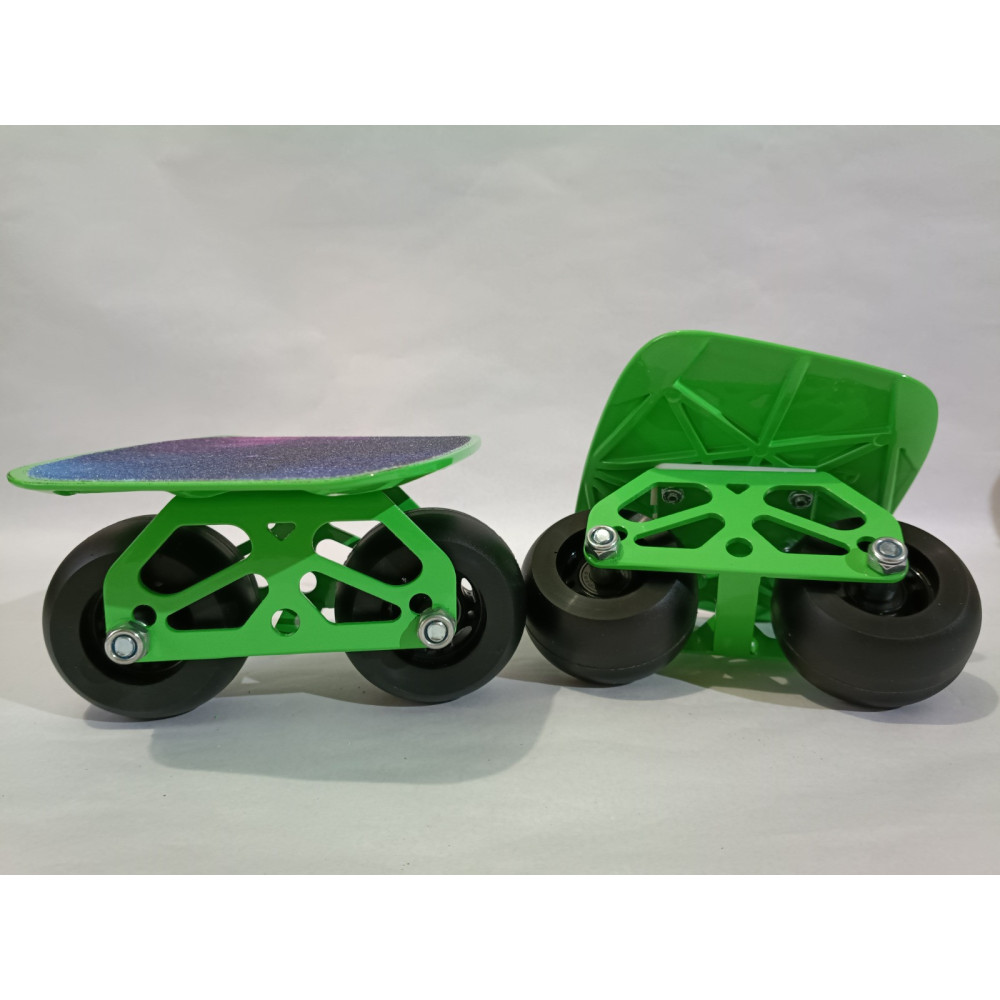 Par de Freeline Shift en color verde, diseñada para mejorar el agarre