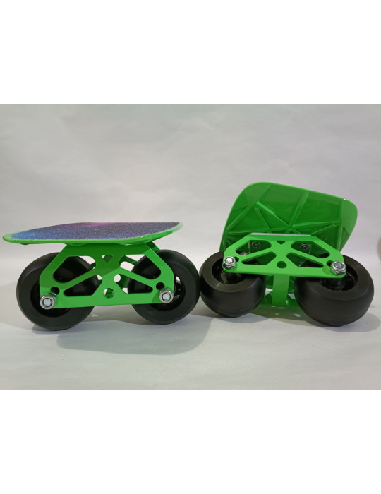 Par de Freeline Shift en color verde, diseñada para mejorar el agarre