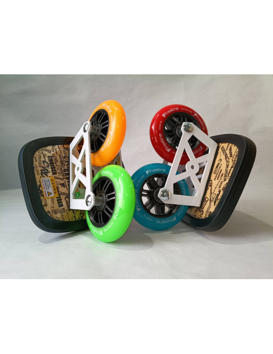 Freeskates Cruiser de Freeline Skates, diseño compacto y ligero. madera ruta